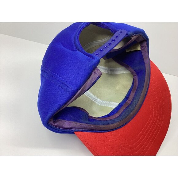 Quebec Nordiques Hat Krystal Cap Snug Adjustable Blue Red NHL Retro - Picture 4 of 6